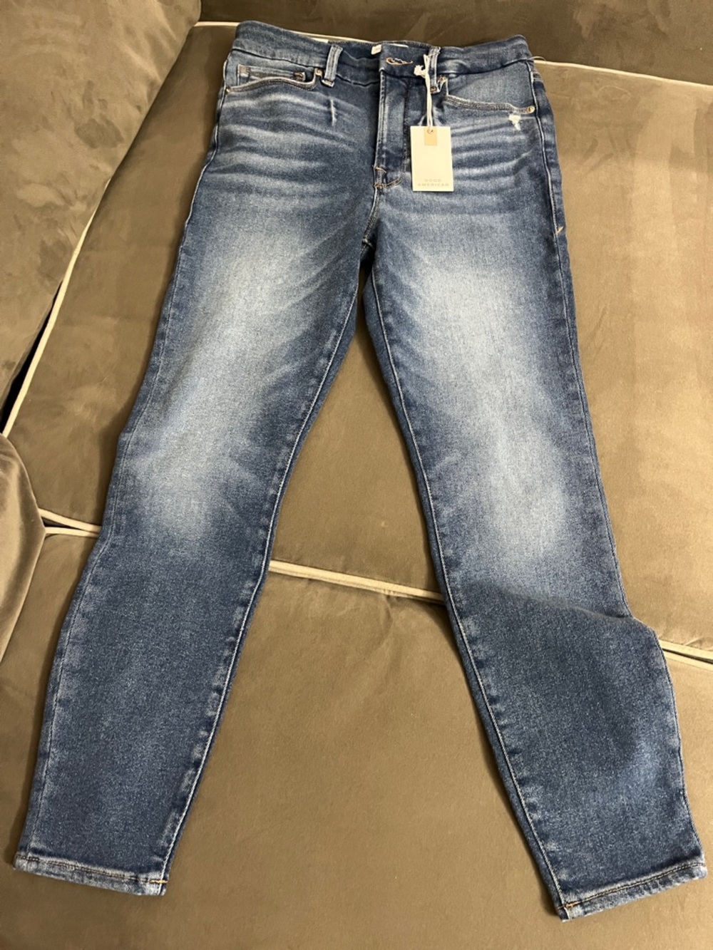 Good American Blue Skinny Jeans - Picture 2 of 14